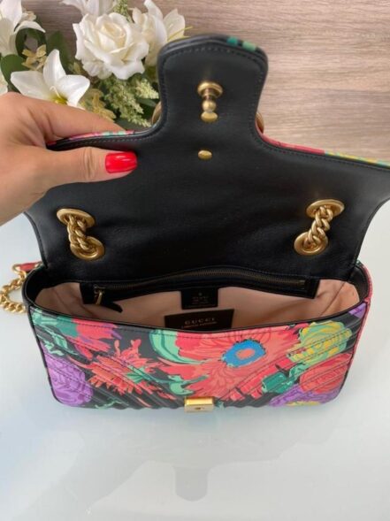 Bolsa Gucci Marmont Edi O Limitada Flowers Felix Imports