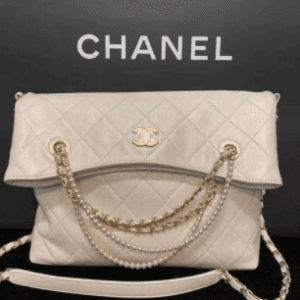 Bolsa Saco Off-White Chanel