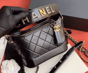 Bolsa Chanel Hobo Pequena Gabrielle Preta