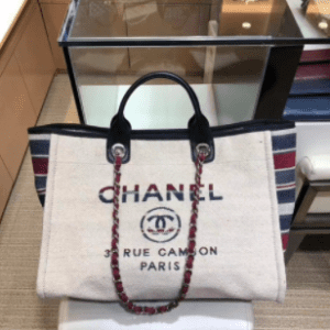 Bolsa Chanel Deauville Branca