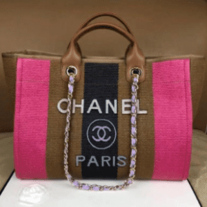 Bolsa Chanel Deauville Rosa