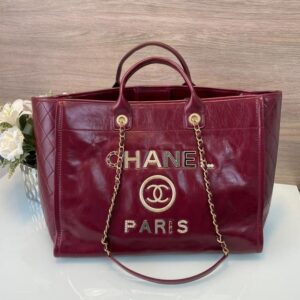 Bolsa Chanel Deauville Vinho