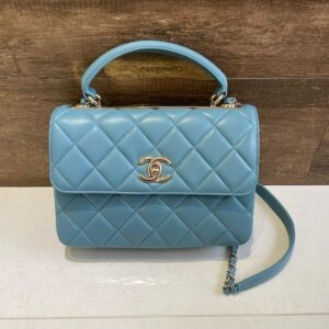 Bolsa Chanel Flap Bag Azul