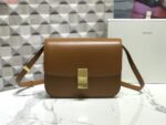 bolsa de couro box caramelo