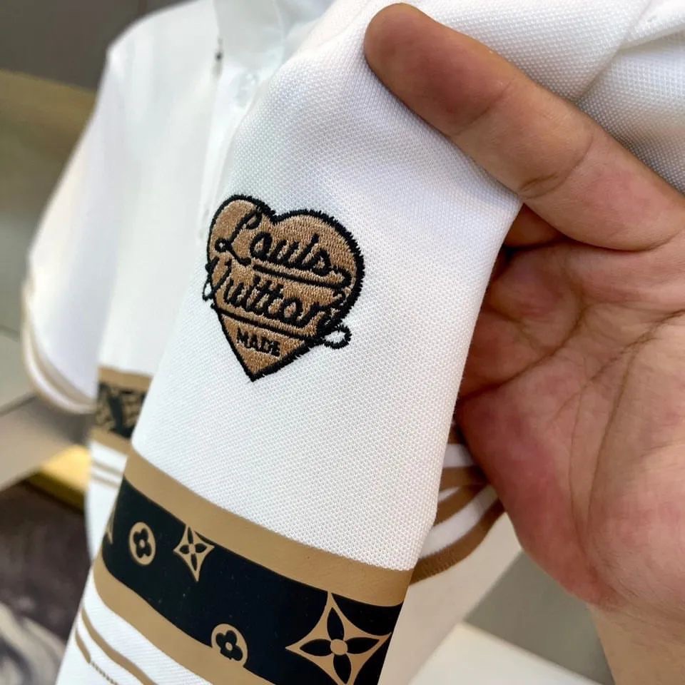 Camisa Polo Louis Vuitton Branca - Felix Imports