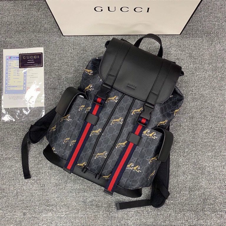 Mochila Gucci Soft “Black/Tiger”