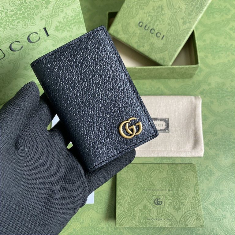 Porta-Cartões Gucci GG “Black&Gold”