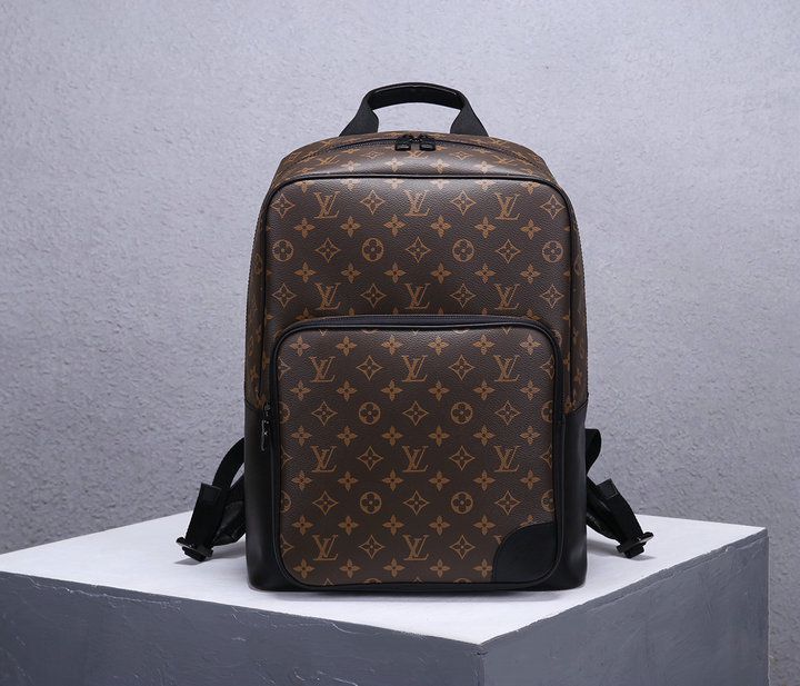 Louis Vuitton Monogram Macassar Canvas Dean Backpack Louis Vuitton