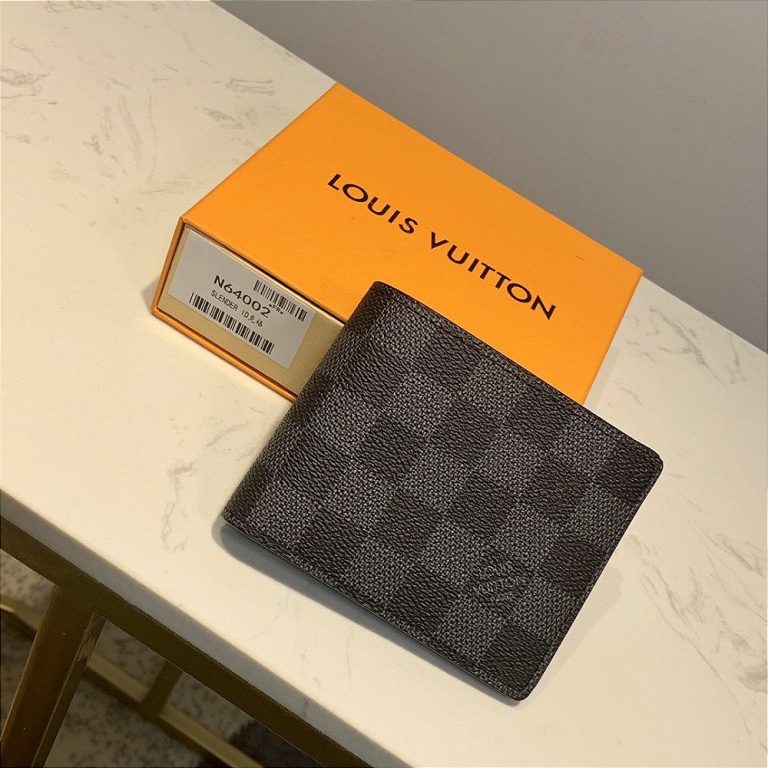 Carteira Louis Vuitton Slender “Damier Black”