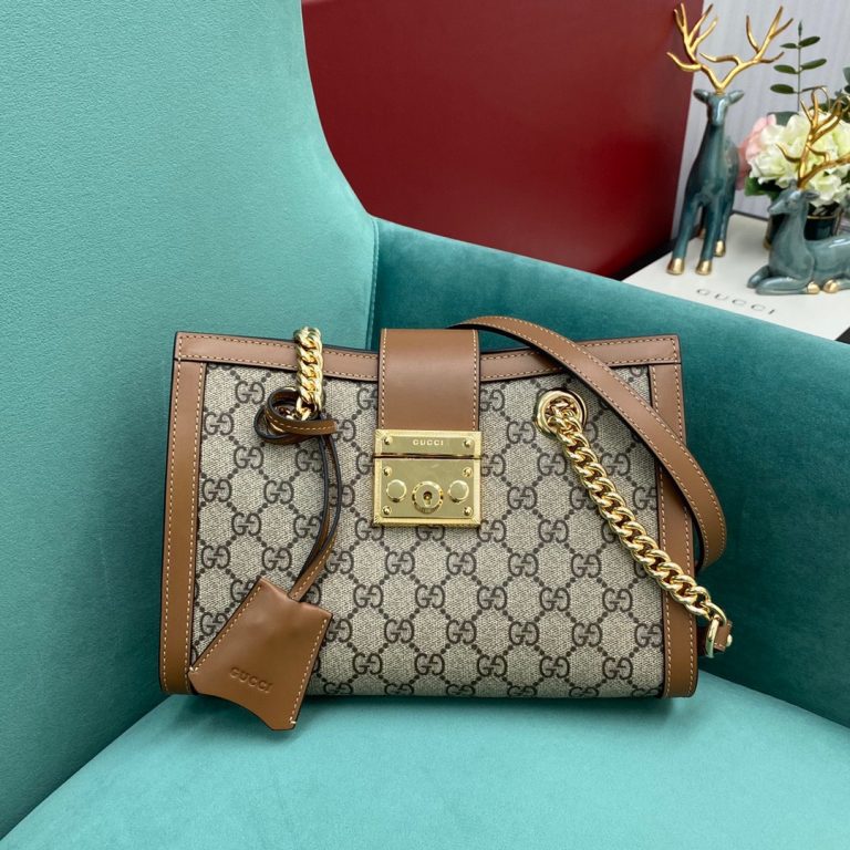 Bolsa Gucci Padlock Supreme Média