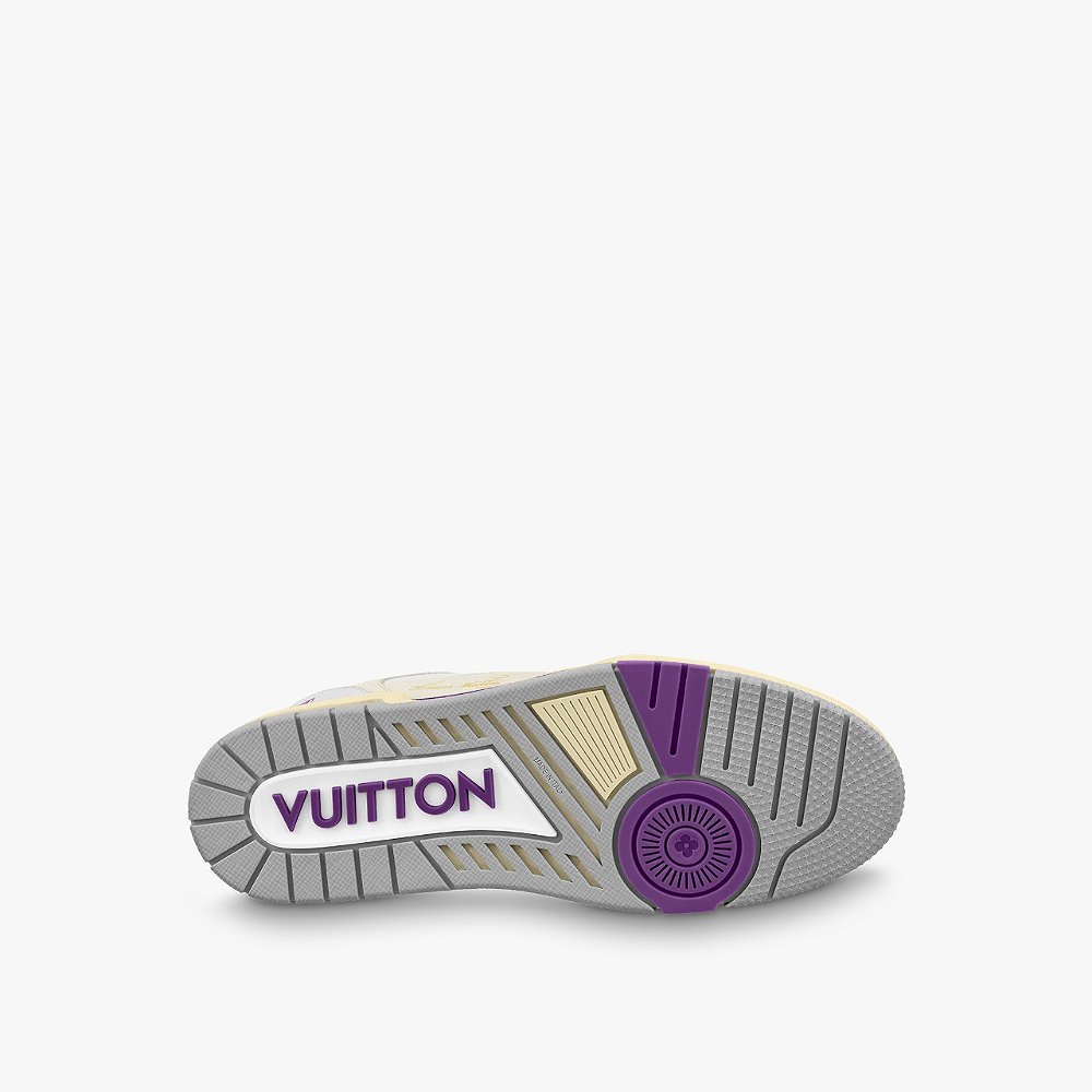 Louis Vuitton Lv Trainer Velcro Strap Monogram Purple