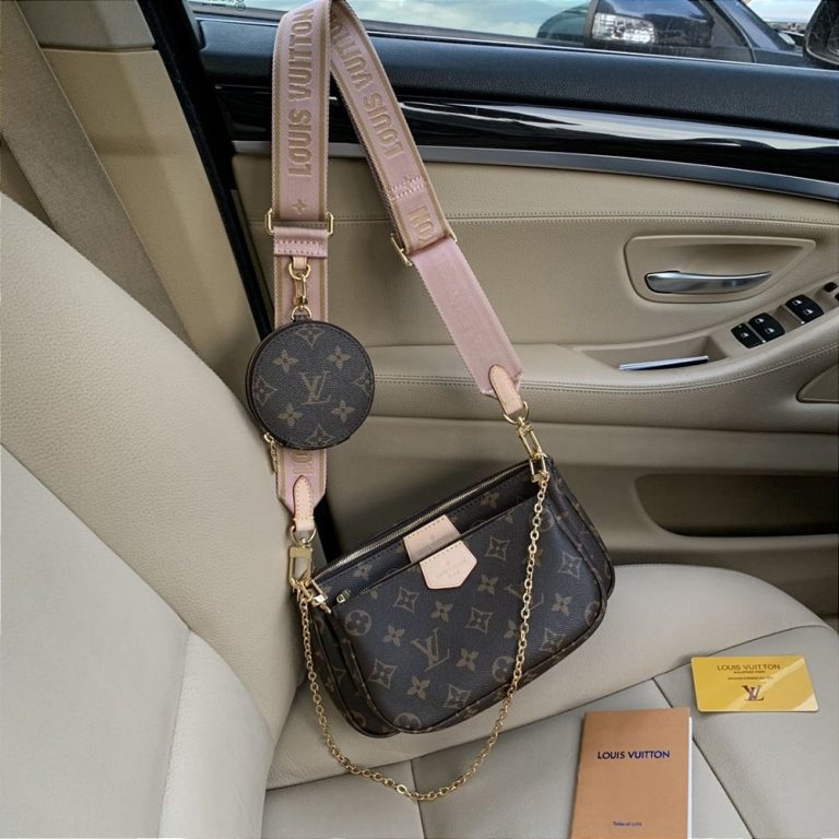 Multi Pochette Accessoires Louis Vuitton “Rose Clair”