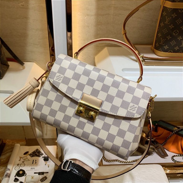 Bolsa Louis Vuitton Croisette Damier Azur “White”