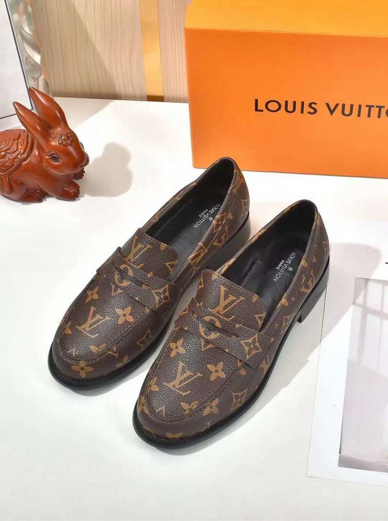 Mocassim Louis Vuitton Classic Monogram “Brown”