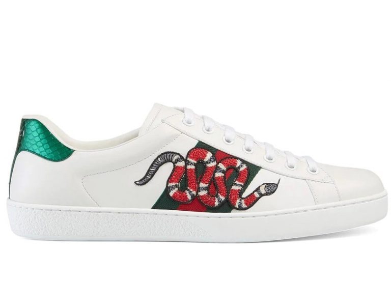 Tênis Gucci Ace “White/Kingsnake”