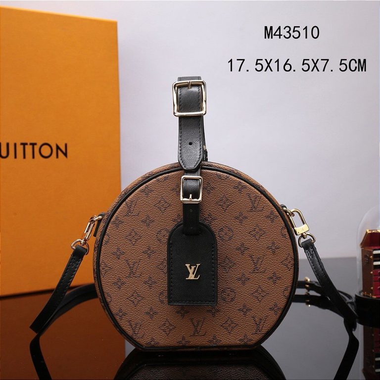 Bolsa Louis Vuitton Petite Boite Chapeau “Brown/Black”