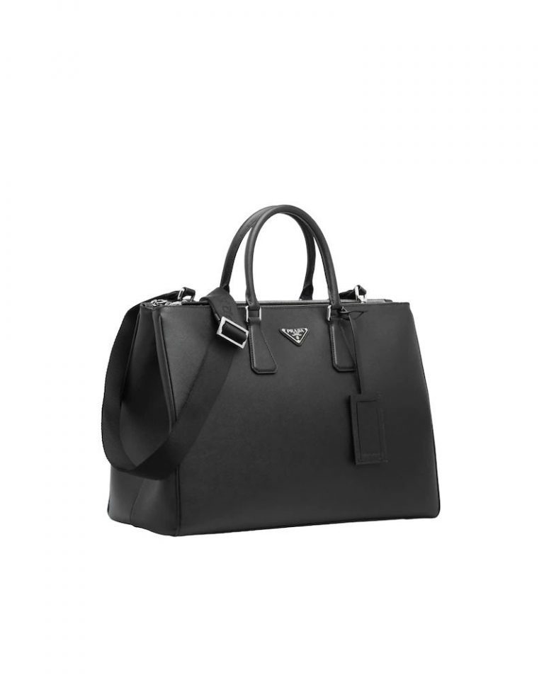 Bolsa Prada Galleria “Black/Silver”