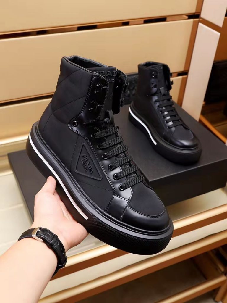 Tênis Prada Macro Re-Nylon “All Black”