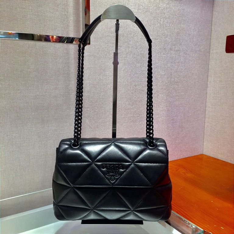 Bolsa Prada em Couro Estofado “Black”