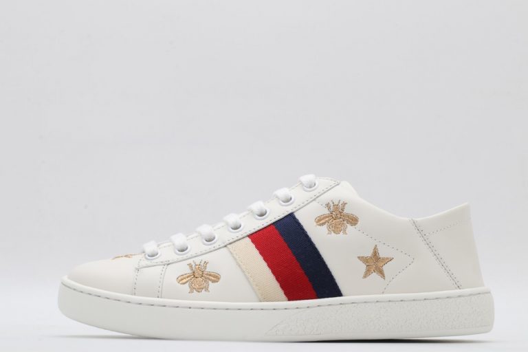 Tênis Gucci Ace “White/Bee/Star”