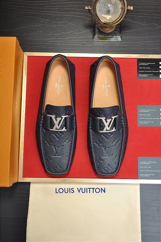 Mocassim Louis Vuitton Monogram White - Felix Imports