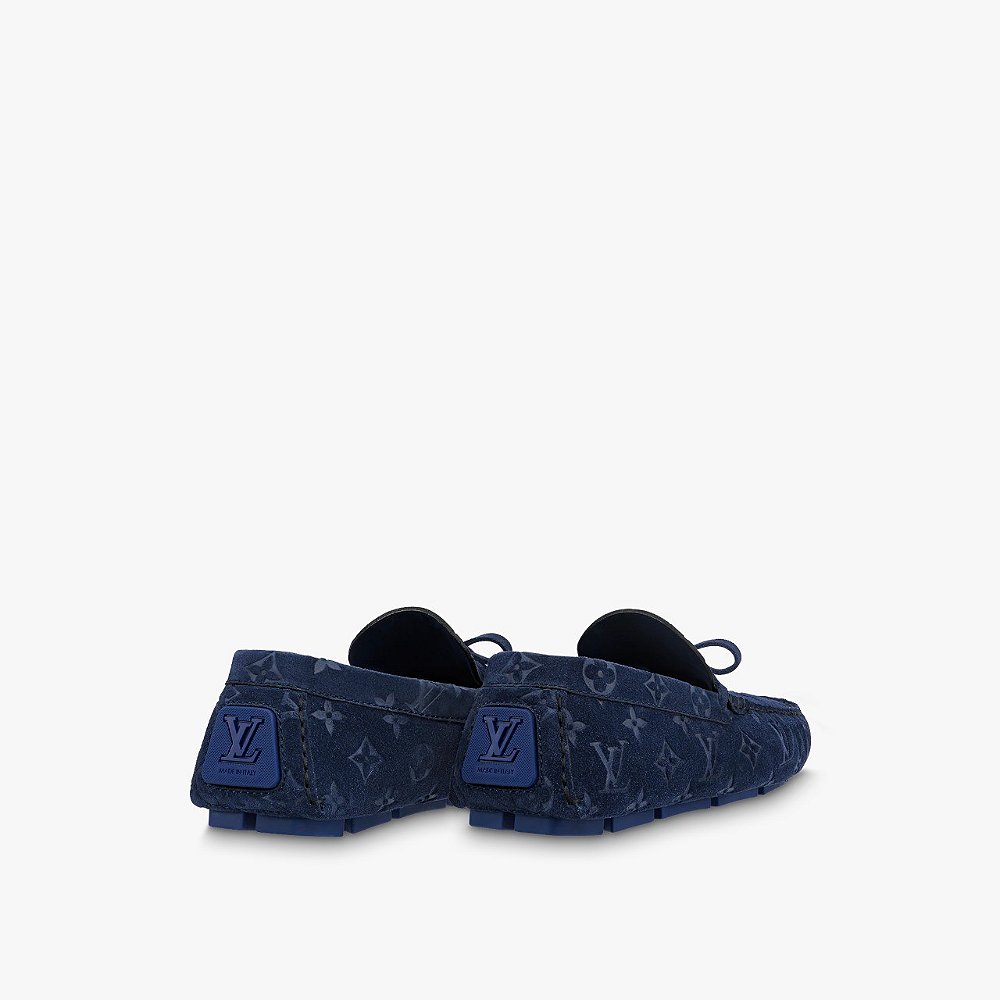 Mocassim Louis Vuitton Azul Masculino Tam. 40 Br – Peguei Bode