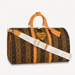 Bolsa de Viagem Louis Vuitton Keepall Monogram Trio Pocket LV x