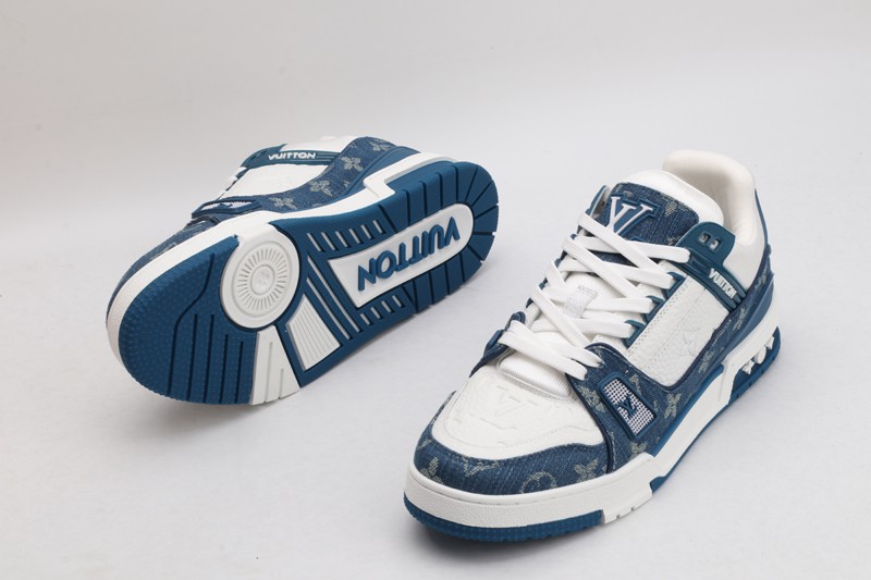 Tênis Masculino Louis Vuitton Sneaker Trainer Jeans - MAGAZINE - Moda,  calçados, acessórios; eletrônicos; ferramentas; esporte e fitness; joias;  pet; suplementos; brinquedos;