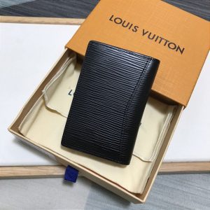 Carteira Porta Cartões Louis Vuitton Monogram Black - Felix Imports
