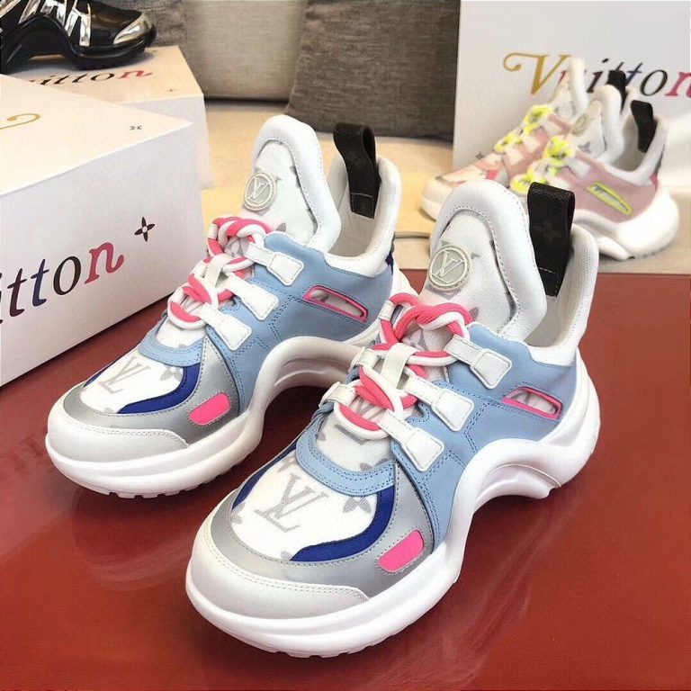 Tênis Louis Vuitton Archlight “White/Blue/Pink”