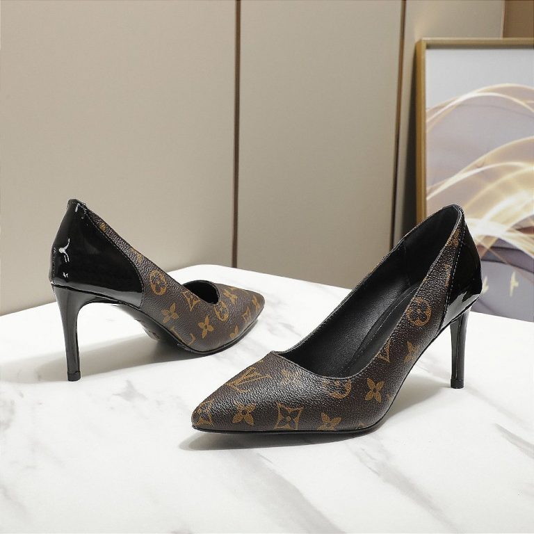 Salto Louis Vuitton Pump Cherie “Black/Brown”