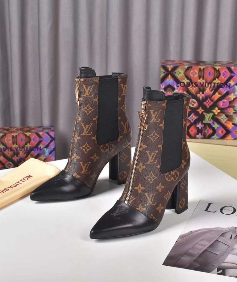 Bota Louis Vuitton  “Monogram  Brown/Black”