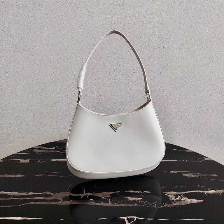 Bolsa Prada Cleo Couro “White”