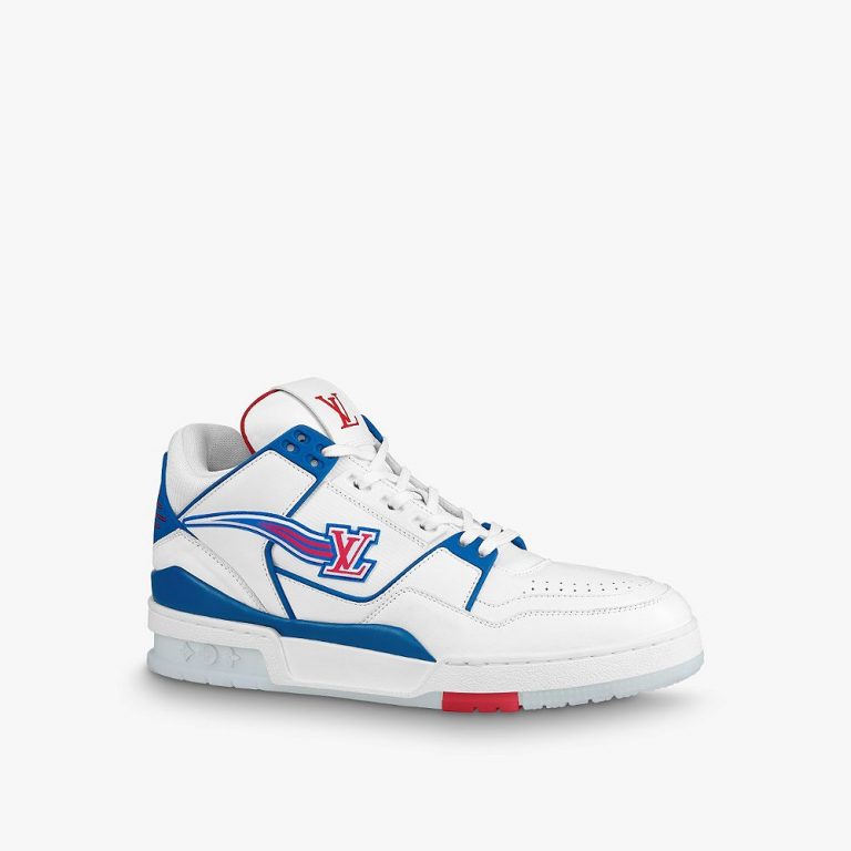 Tênis Louis Vuitton Trainer “White/Blue/Red”