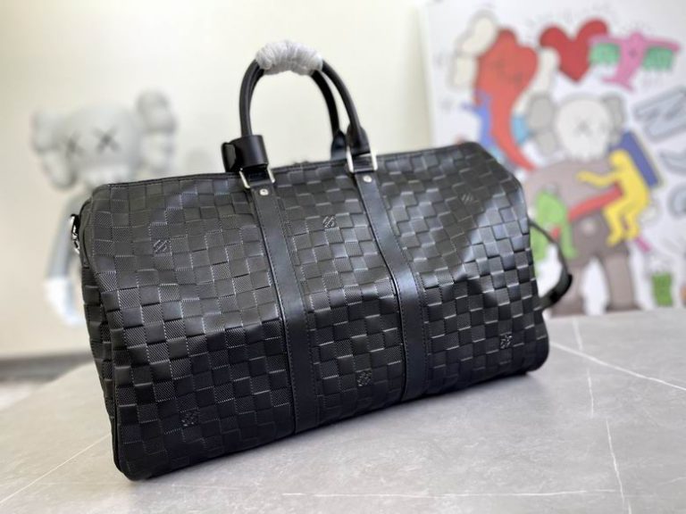 Bolsa de Viagem Louis Vuitton Keepall 45 “Canvas Damier Black”