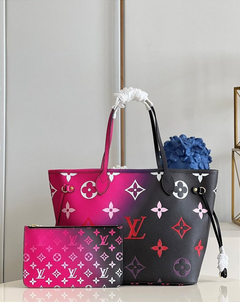 Bolsa Louis Vuitton Neverfull Monogram “Fúcsia Midnight”