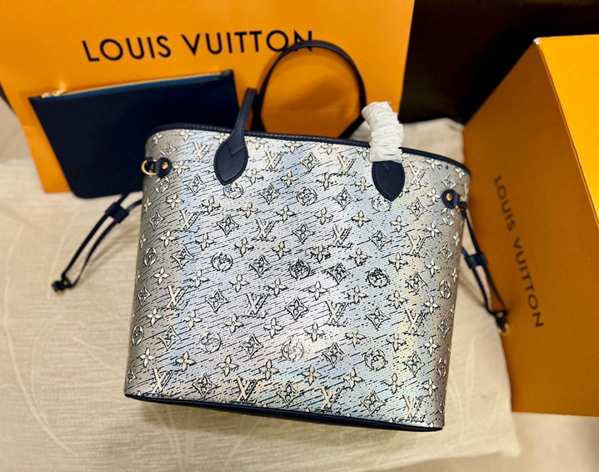 Bolsa Louis Vuitton Original Neverfull MM EPI Preta Feminina