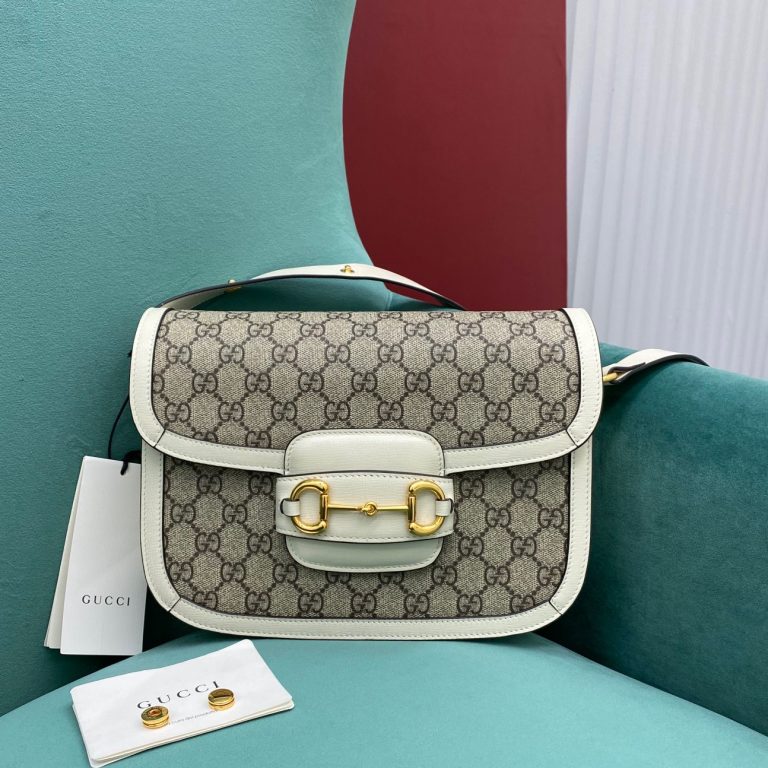 Bolsa Gucci Horsebit 1955 “GG Supreme/Ebony”