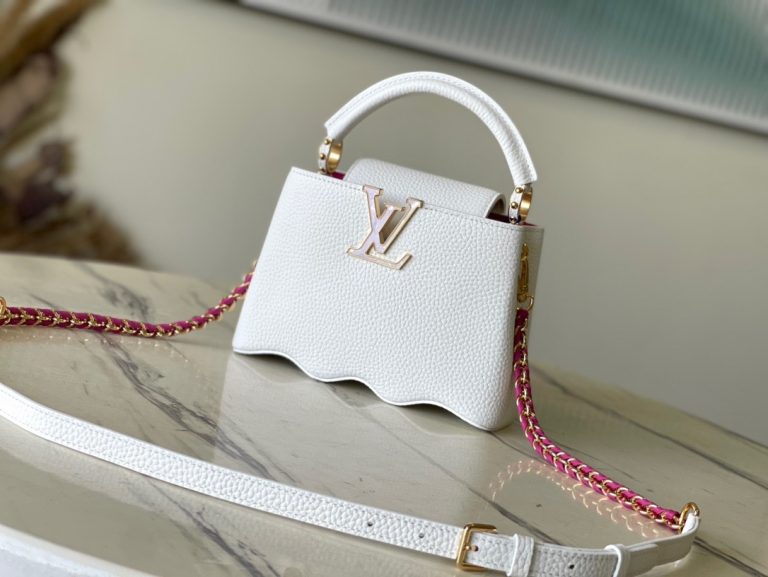 Bolsa Louis Vuitton Capucines Capushell Mini “Snow White”