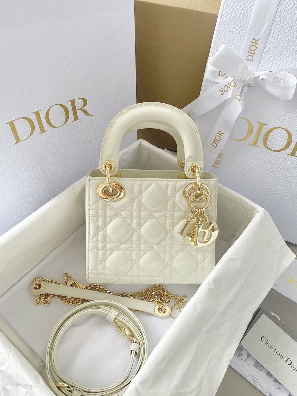 Bolsa Dior Lady Micro 17CM - Branca