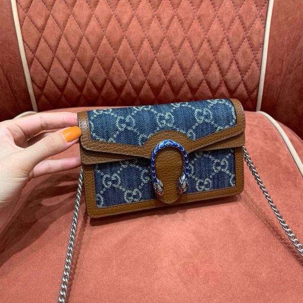 Bolsa Gucci Dionysus Super Mini Jeans