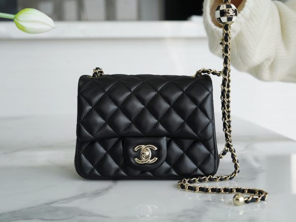 Bolsa CHANEL 23C CF 18CM - Preta - Image 3