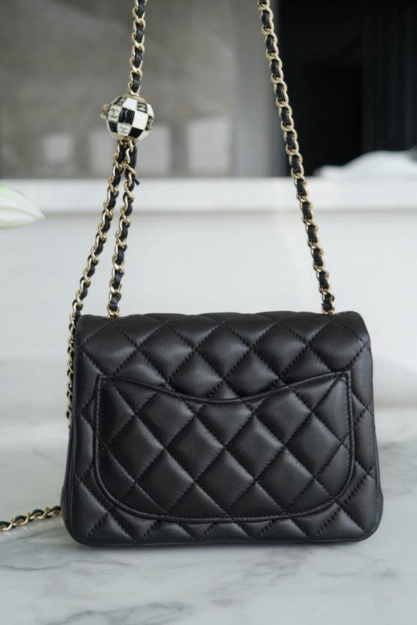 Bolsa CHANEL 23C CF 18CM - Preta - Image 10