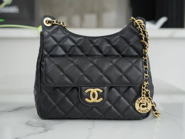 Bolsa CHANEL 23C - Preta Caviar