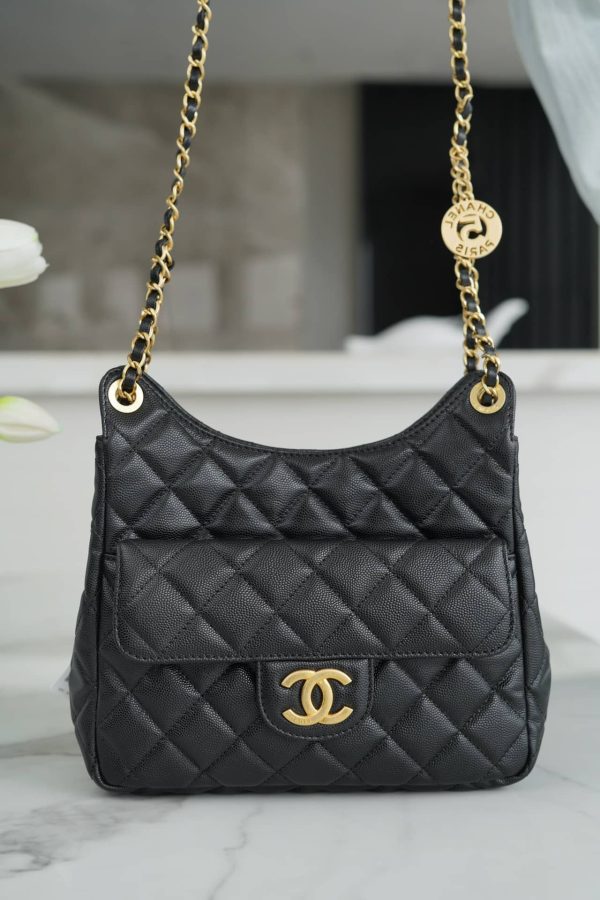 Bolsa CHANEL 23C - Preta Caviar - Image 3