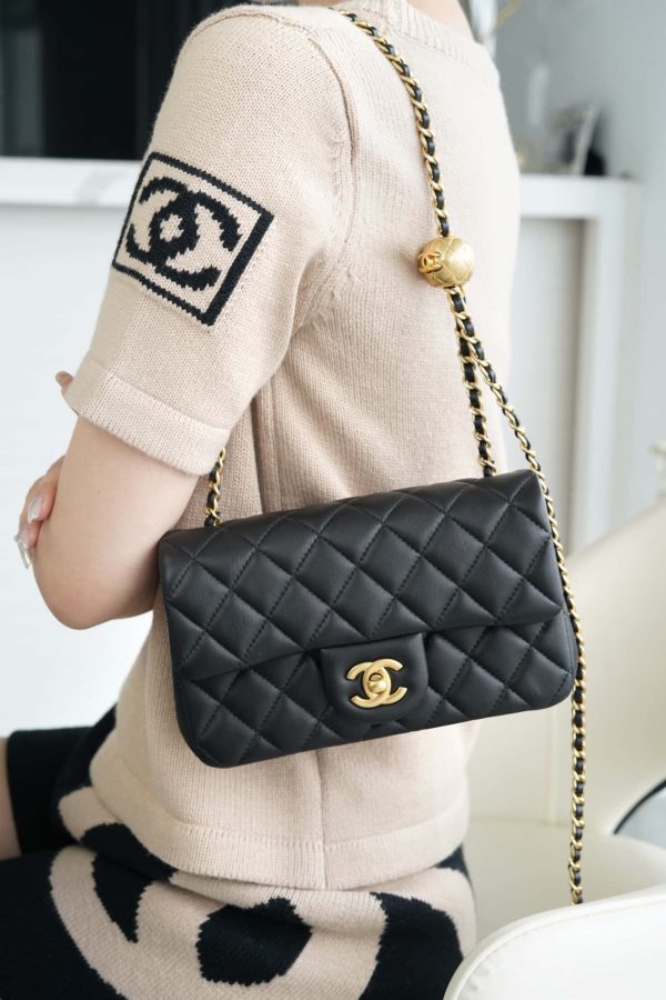 Bolsa CHANEL 23C Mini - Preta - Image 2