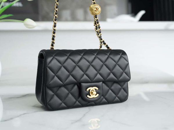 Bolsa CHANEL 23C Mini - Preta - Image 5