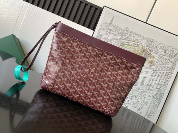 Bolsa  Goyard Conti Pouch - Burgundy