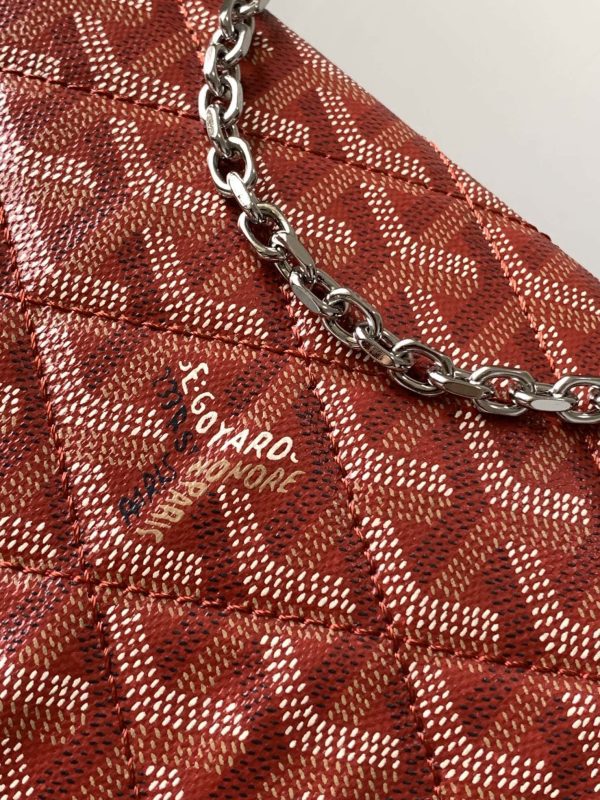 Bolsa  Goyard Strap Bag - Red - Image 6