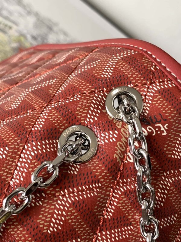 Bolsa  Goyard Strap Bag - Red - Image 5